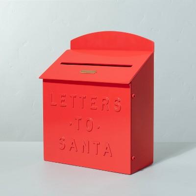 Letters To Santa Painted Metal Mailbox Red Finish - Hearth & Hand™ with Magnolia