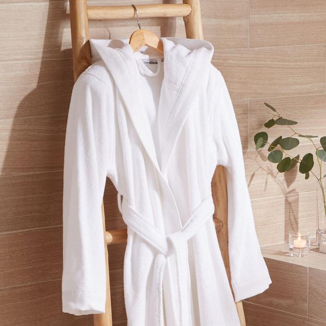 White L/XL Turkish Bath Robe