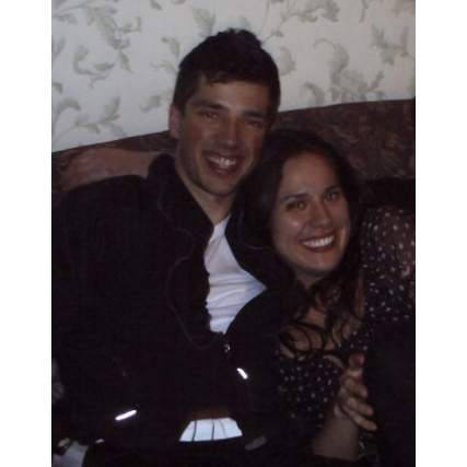Our first picture ever taken together on April 9th, 2010 at The Hotel Boulderado. Little did we know what the future would hold for us.