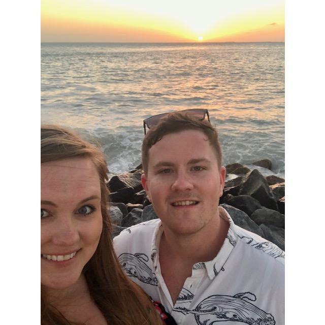 Hi beautiful sunset and warm weather. We miss you. Key West, 2019.