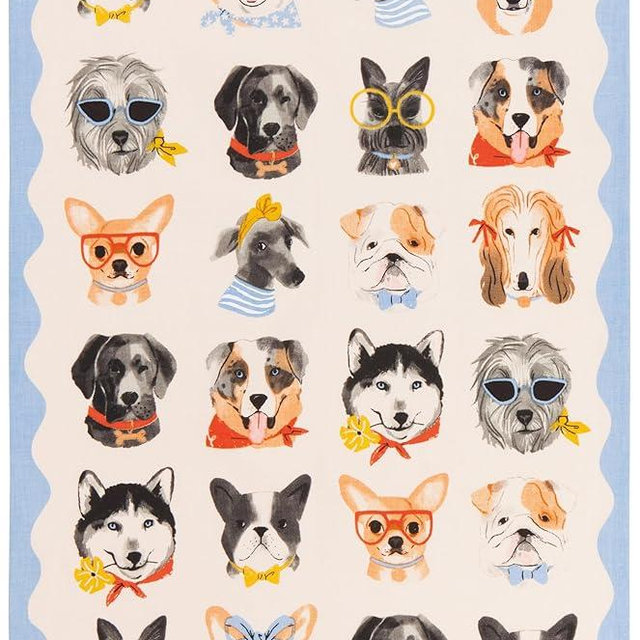 Jubilee Kitchen Towel Printed Dishtowel Cotton Patterned 100%