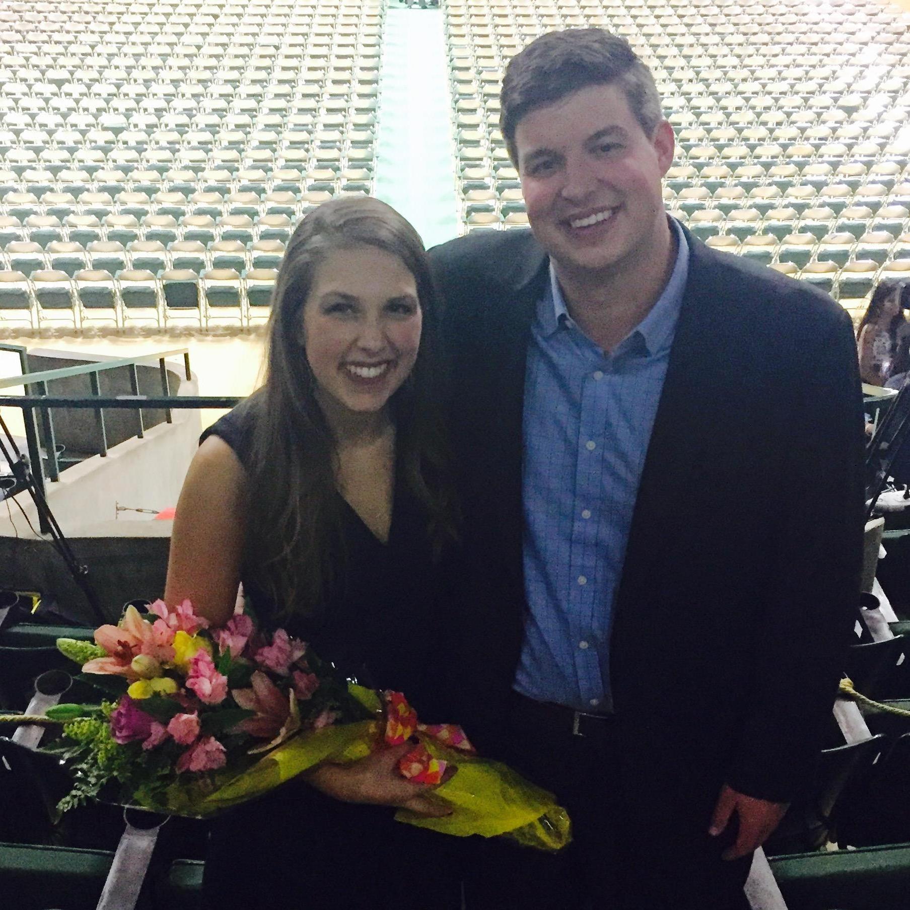 Katie's graduation from graduate school!
