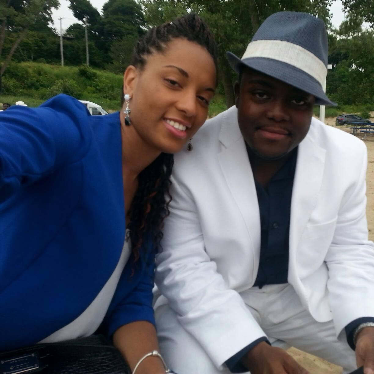 At Shonda's Wedding....