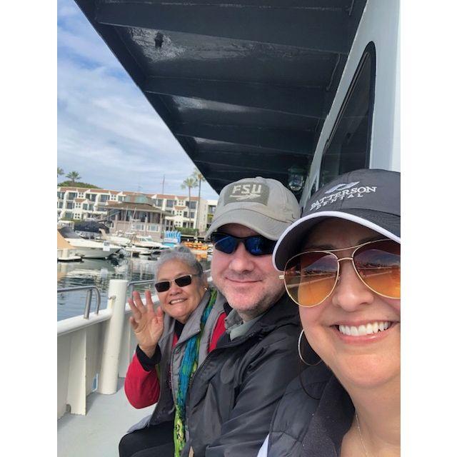 San Diego boat ride to find whales