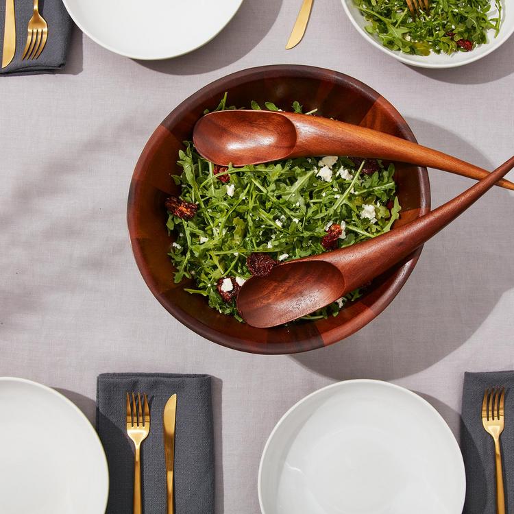 Salad Serving Sets, Salad Bowls with Utensils