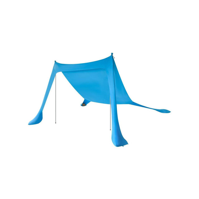 Monoprice 7-Foot, 4-Person Beach/Camp Sunshade, with UPF 50+ UV Protection, Stretchy and Lightweigh, Easy Shade for the Beach, Camping, Sports Events
