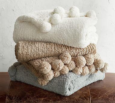 Cozy Pom Pom Throw