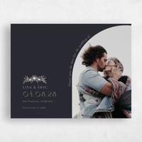 Black Wedding Save the Date - Wiosna Photo