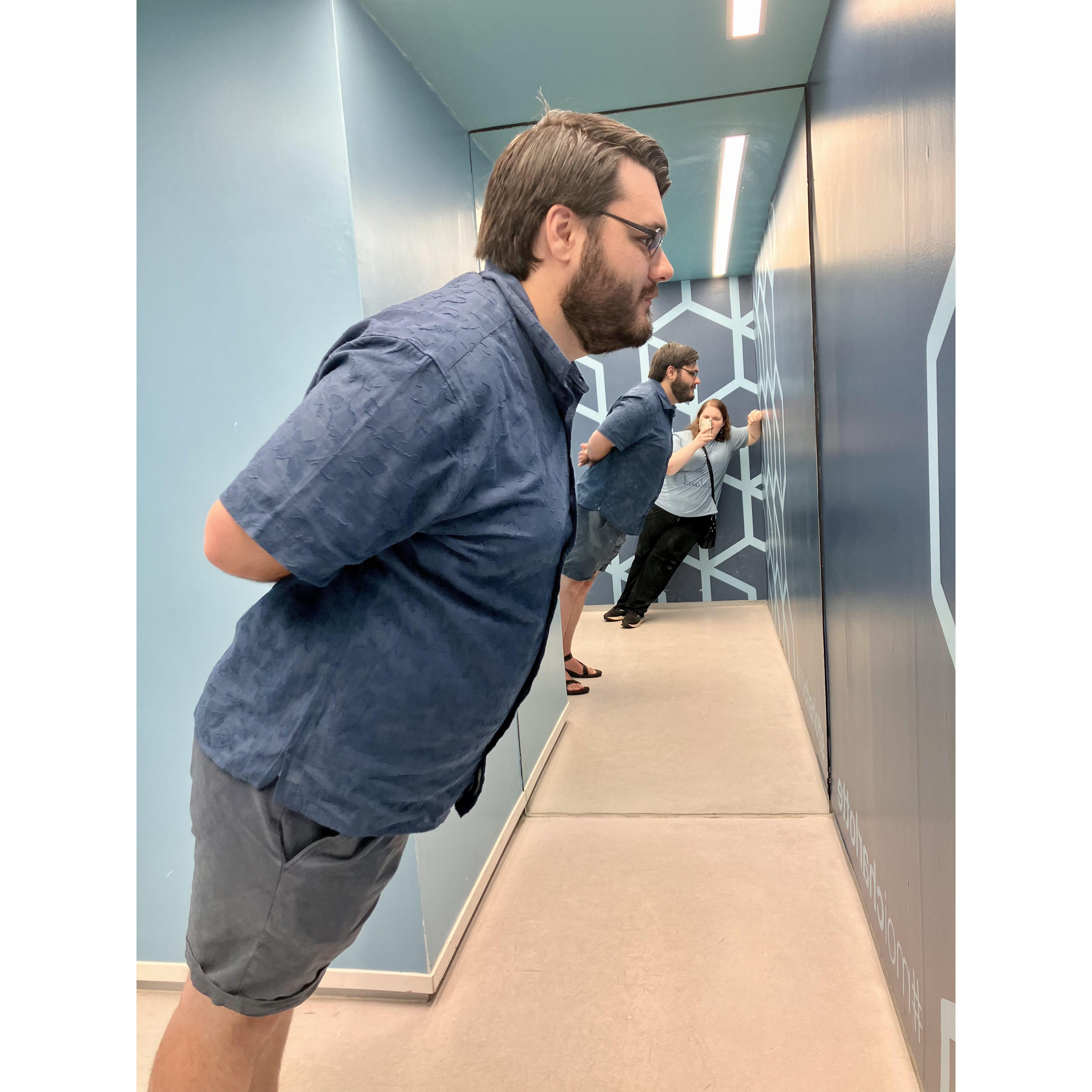 Museum of Illusions in Charlotte.