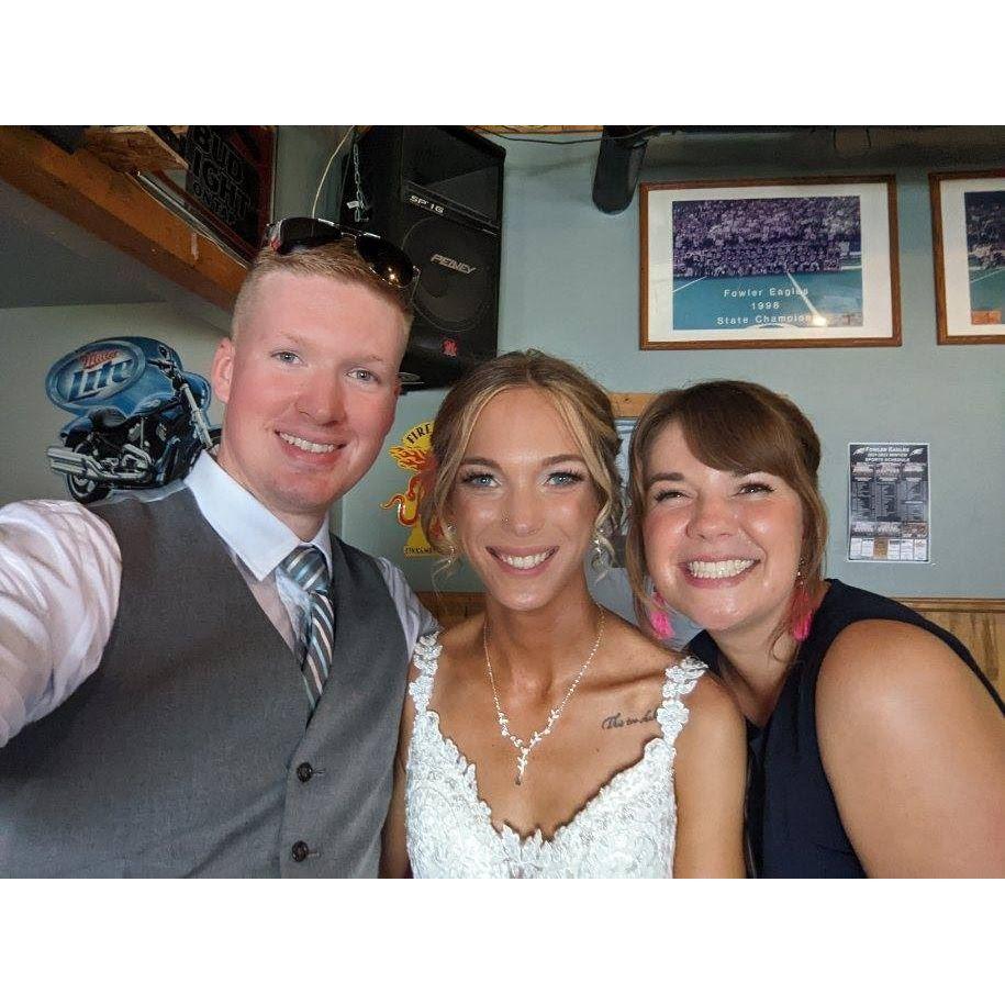 Us and our matchmaker, Jessica