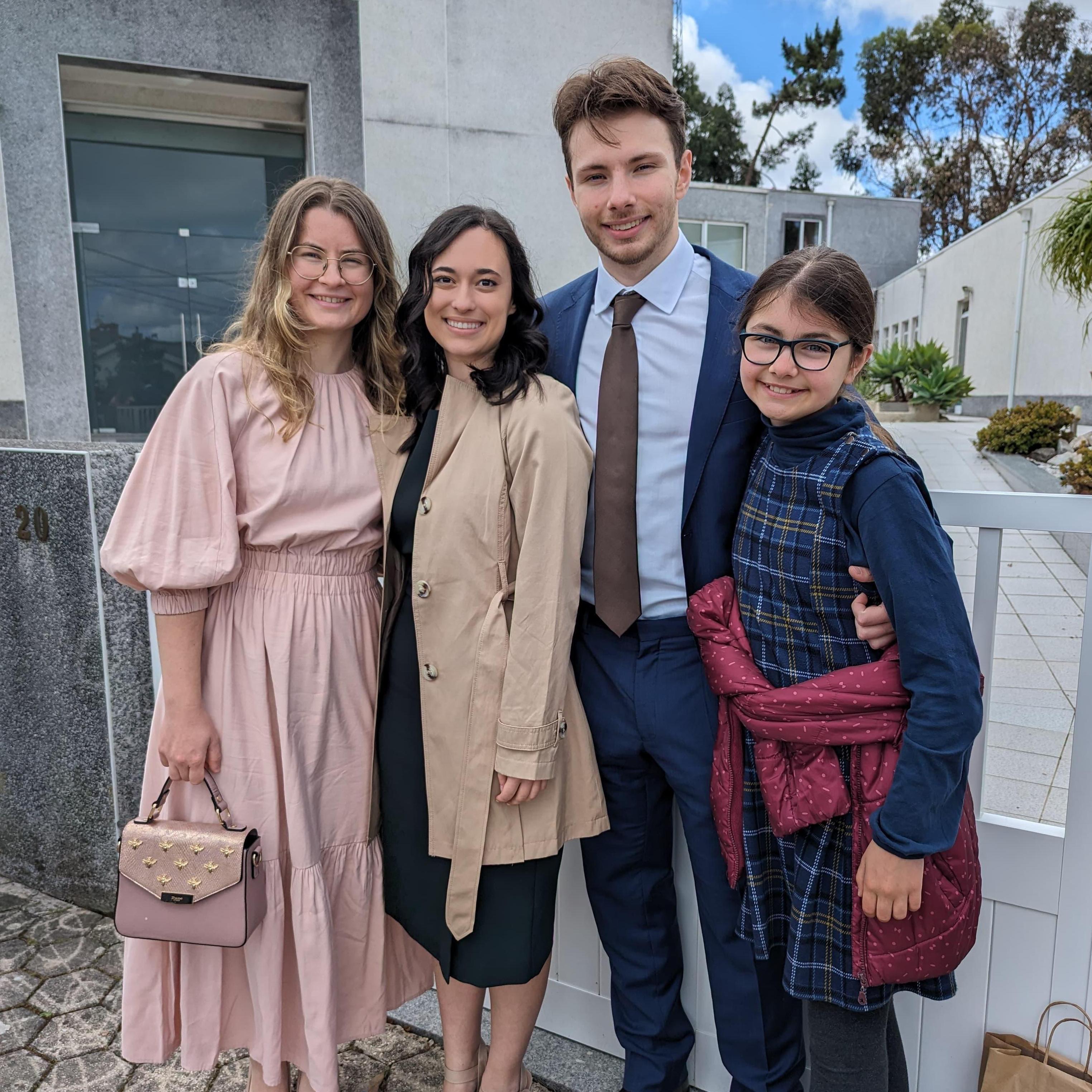 Our first church day in Portugal together