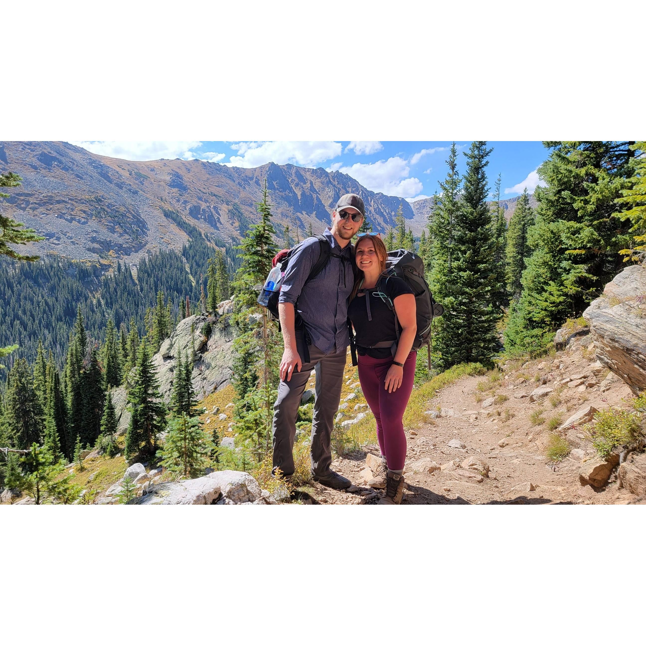 Backpacking in Nederland Colorado 2021