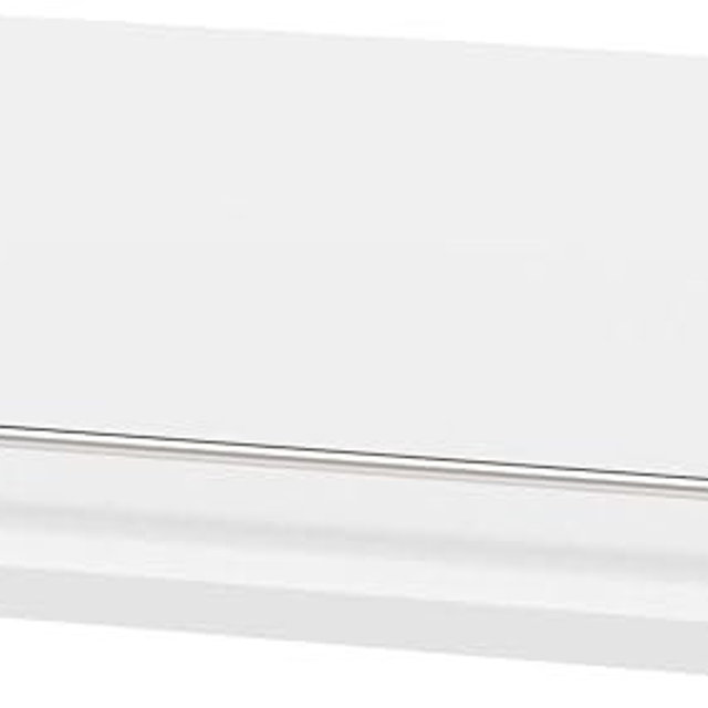 Closetmaid ShelfTrack Wood Angled Shoe Shelf Add-On Accessory for Closet Organizer, 6.38" H x 24" W x 14.27" D, White