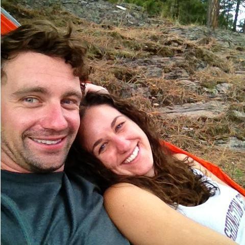 This picture was taken soonafter we started dating. It was a good day for hammocking by the Missions!