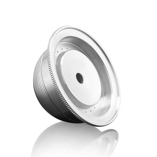Stainless Steel Metal Coffee Capsule Compatible for Vertuo Coffee Pods Nespresso Vertuoline Reusable Pods Holder Vertuolline GCA1,ENV135S,ENV135B,ENV135T,ENV135R (Big Cup Size)