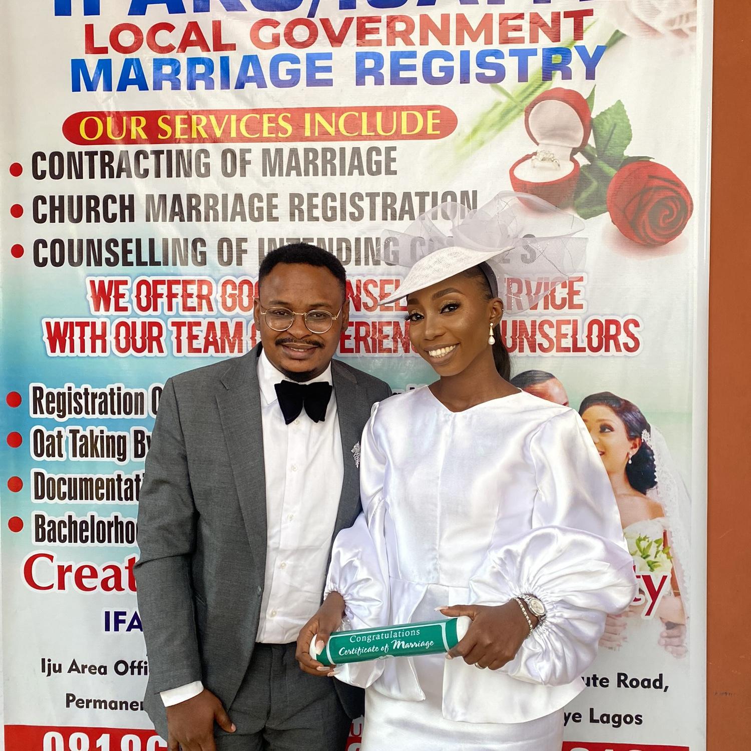 Our civil wedding 💒