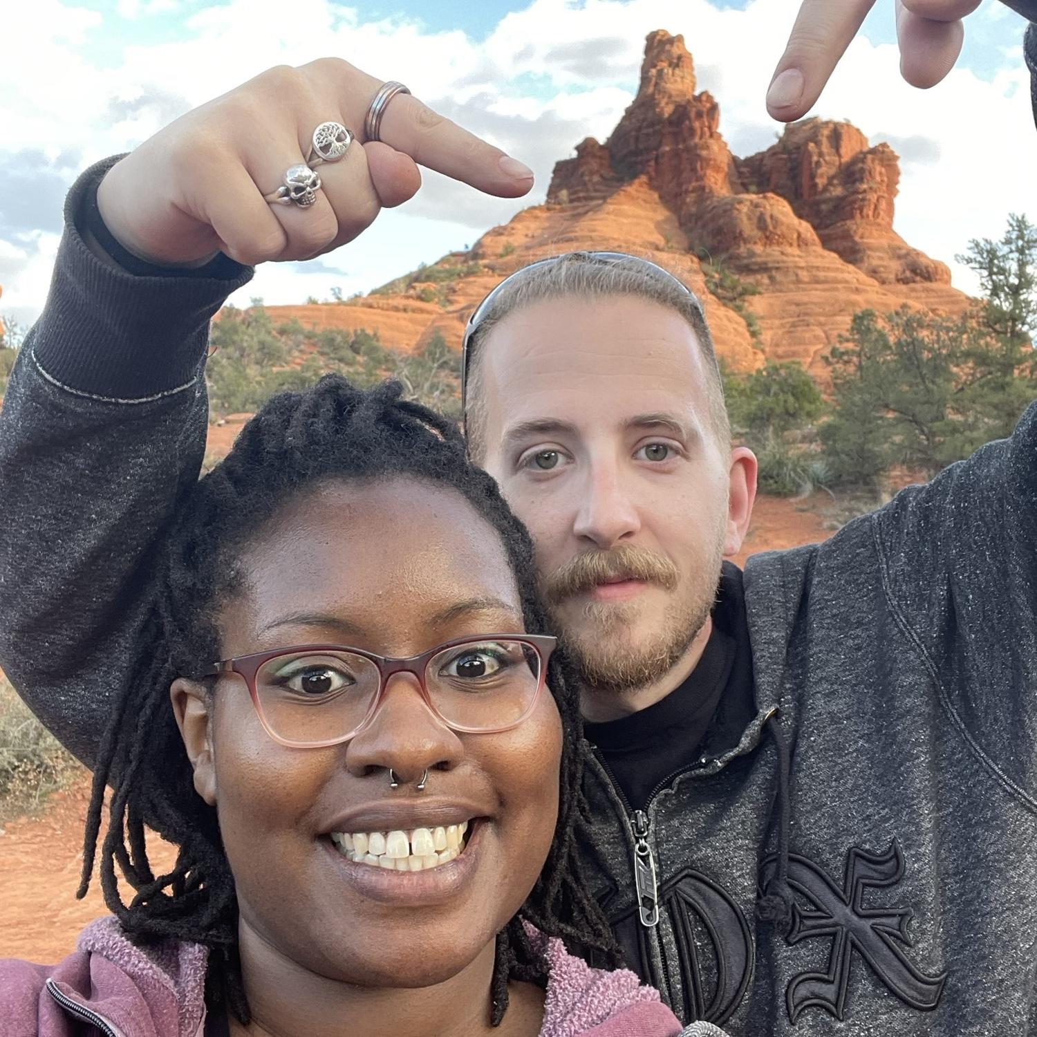"We climbed that mesa!"--Sedona AZ [03/22]