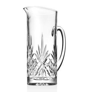 Godinger Beverage Pitcher Carafe, Cocktail Pitcher, Water Pitcher, Bar Mixing Glass - Dublin Collection, 34oz