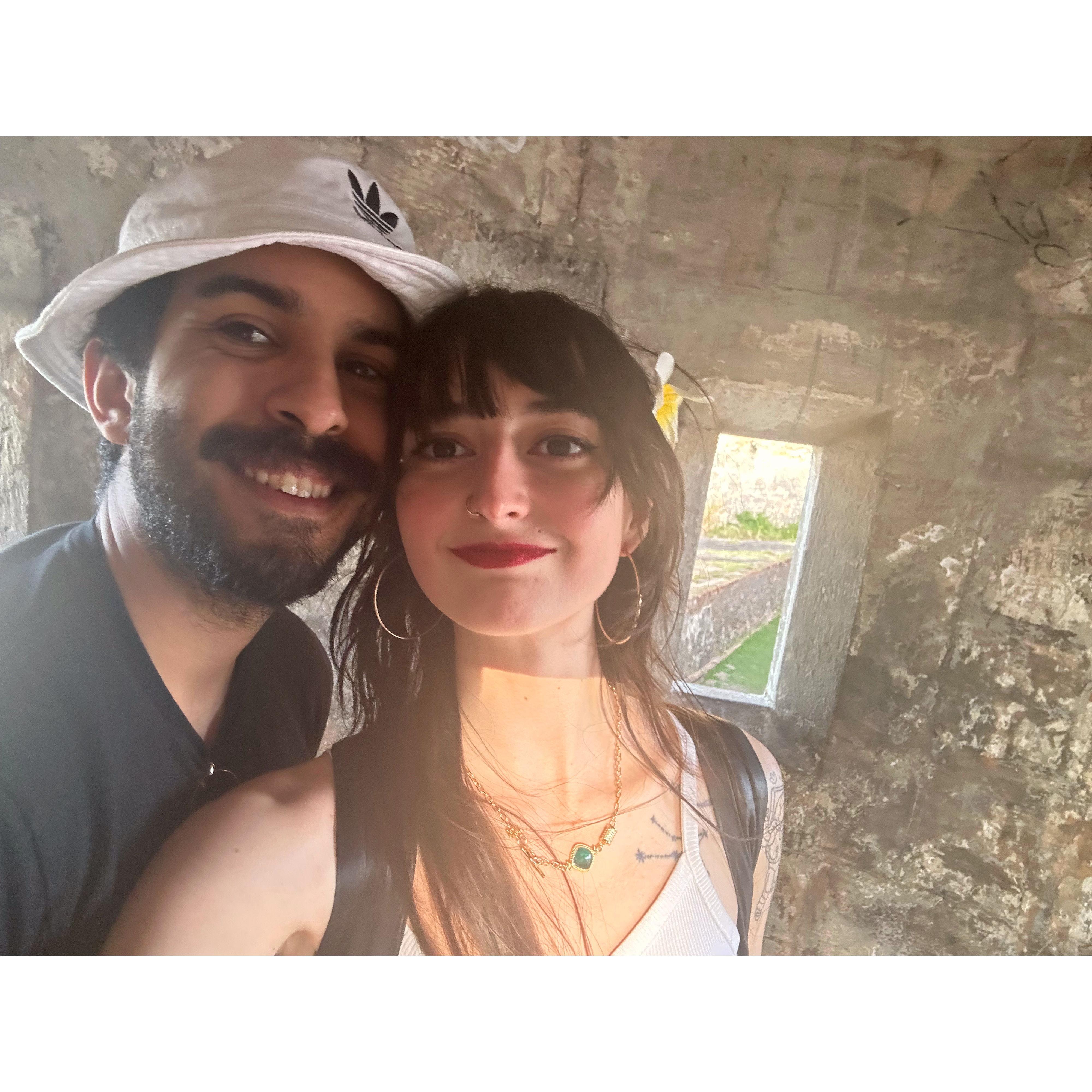 walking to see a fortress in San Juan, Puerto Rico 1/26/2024