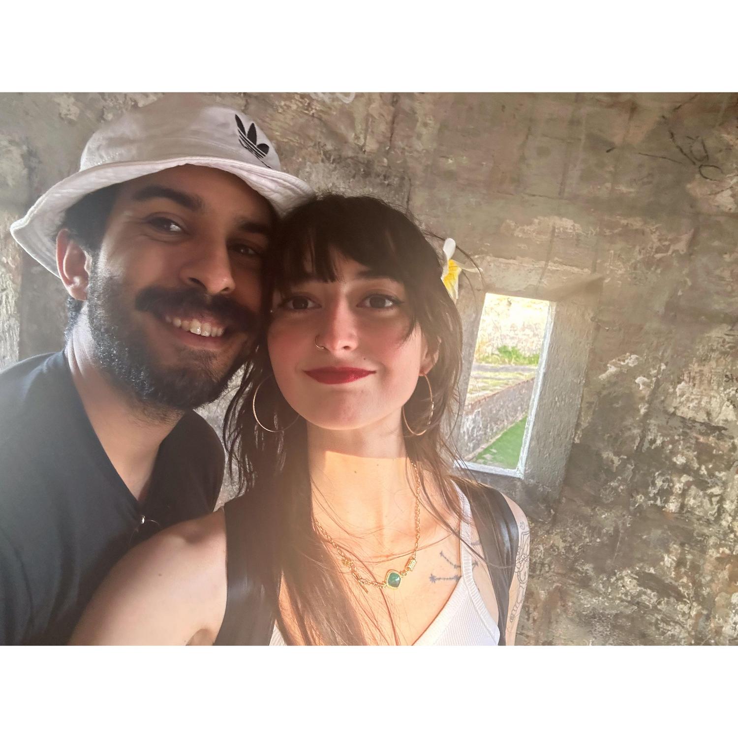 walking to see a fortress in San Juan, Puerto Rico 1/26/2024