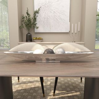 Boat Metal Sleek Living Room Decor Tray