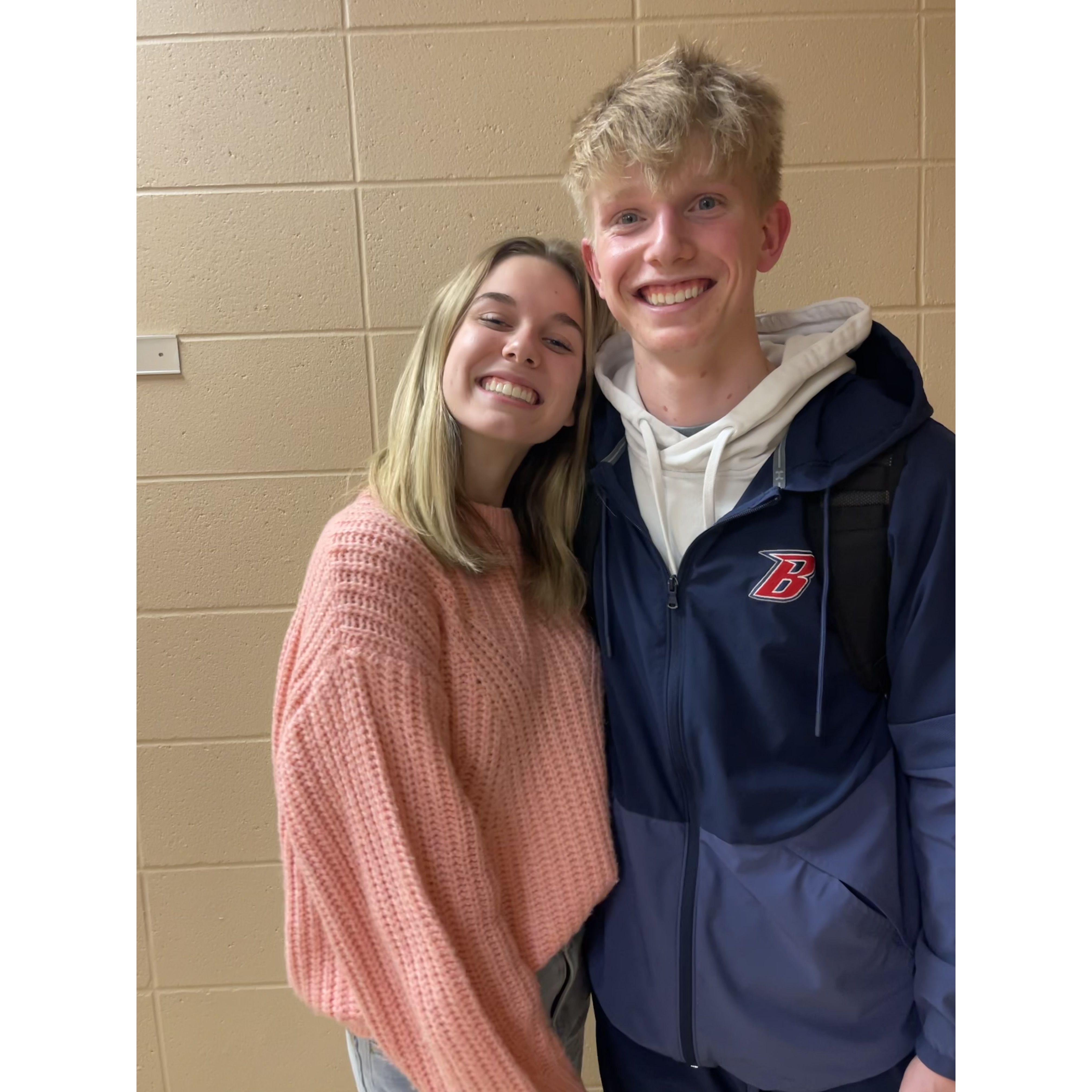 Koy’s basketball games.