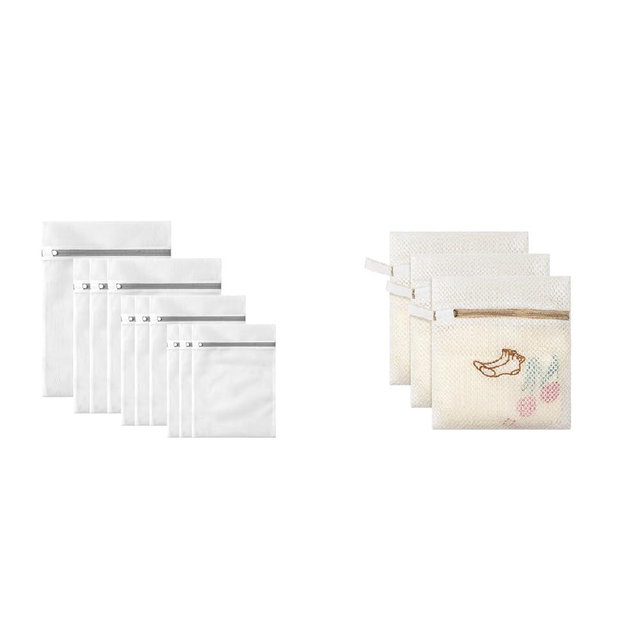 10 Pack Mesh Laundry Bags for Delicates+3 Pack Sock Laundry bags