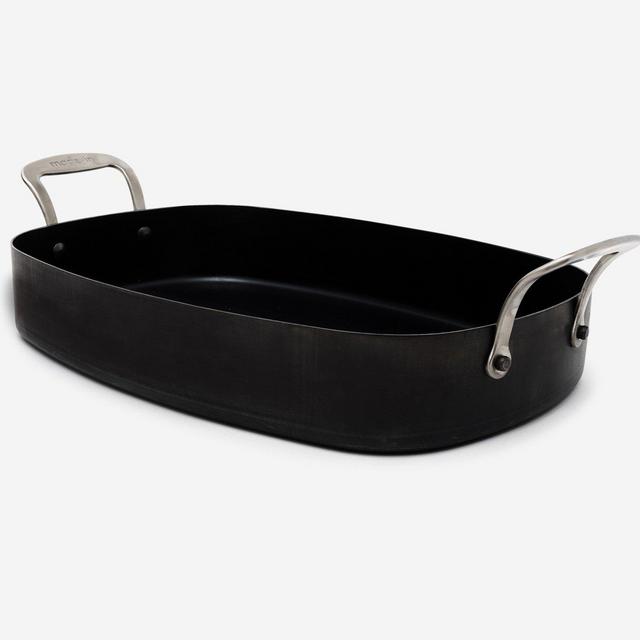 Blue Carbon Steel Roasting Pan
