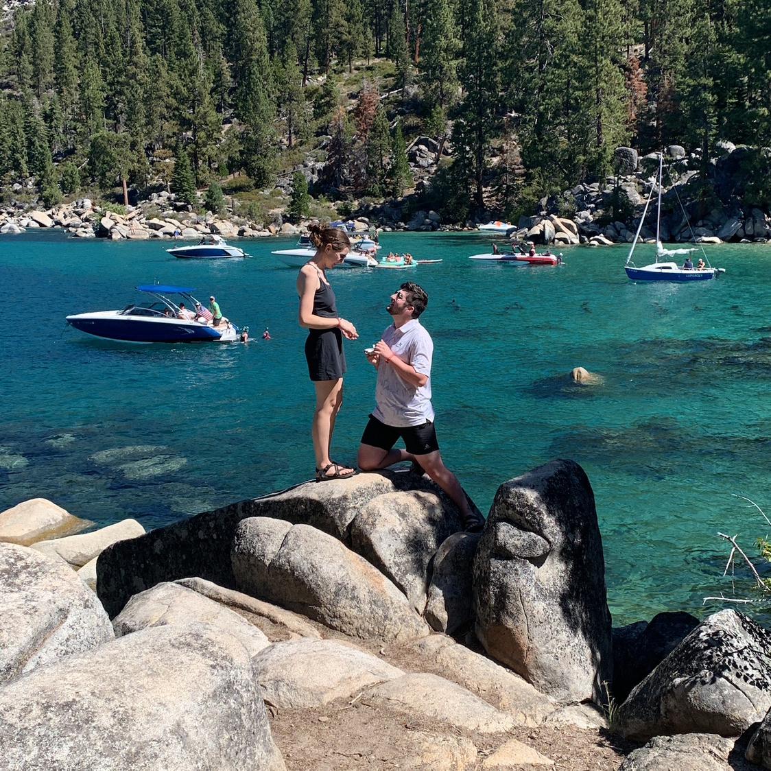 Three cheers for the most beautiful proposal!!! A picturesque moment at Skunk Harbor (how romantic). It’s hard to see, but Dillon is holding an Altoids box that holds the ring.