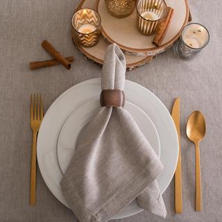 Square Napkin Ring, Set of 6