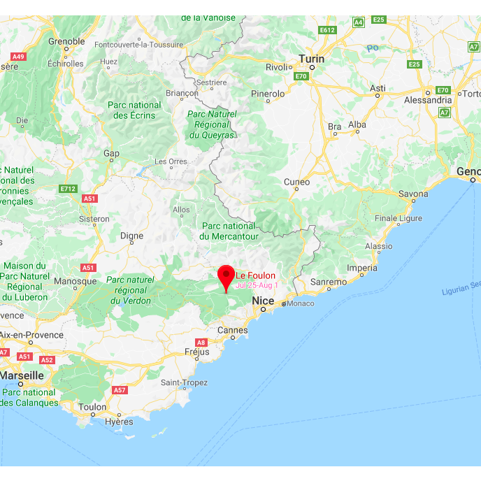 Le Foulon - 30 minutes outside of Nice in the French Alps