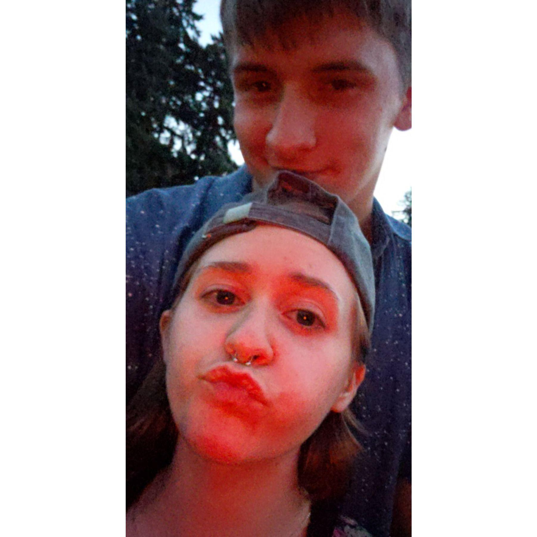 Us at our first ever concert together! it was Young the Giant, Coin was there, it was wonderful <3 we had an amazing time!!! still maybe the best concert we've been to!