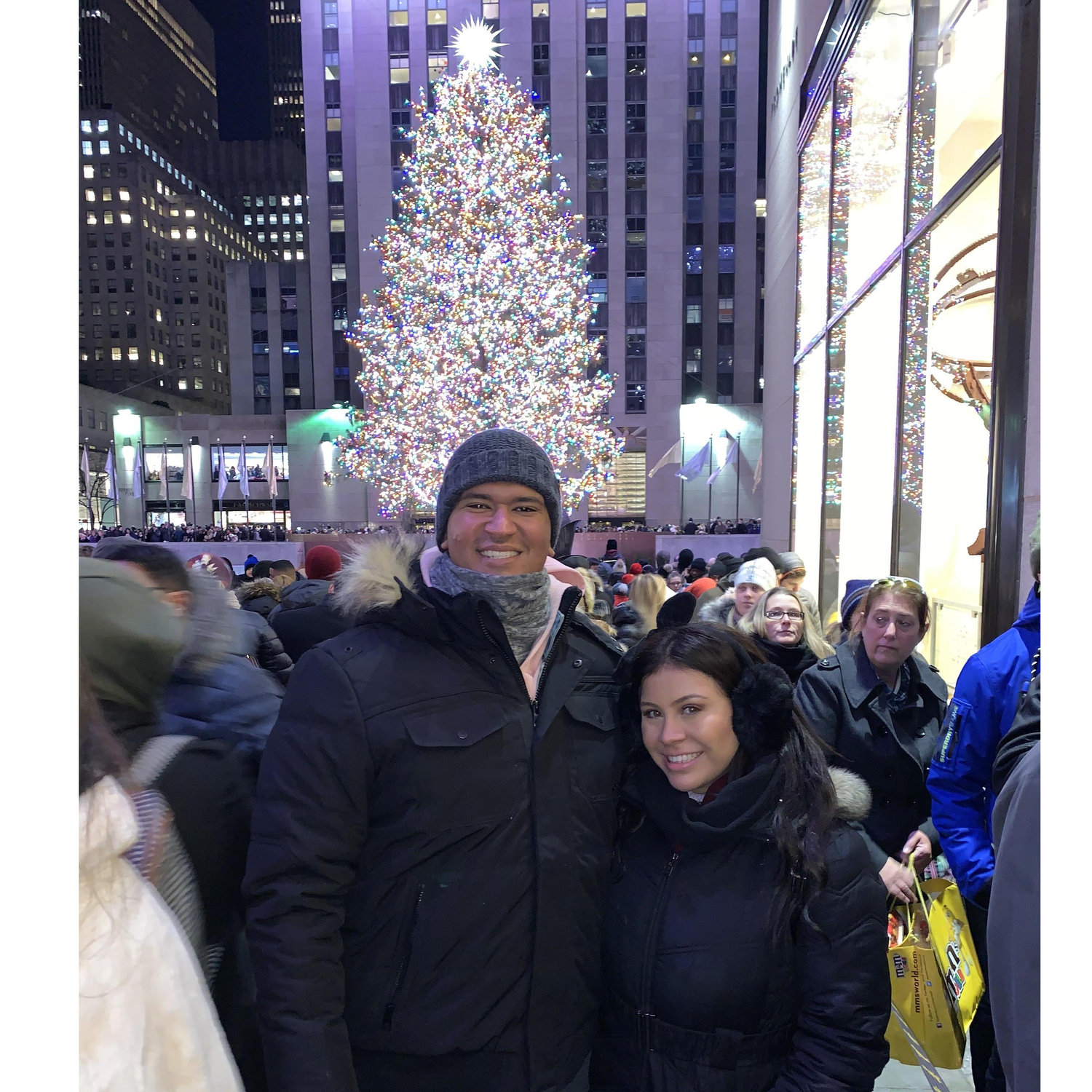 First trip together to Rockefeller Center, NY