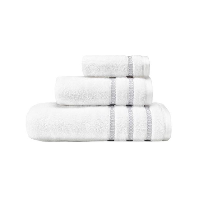 Vera Wang Textured Trellis 3-Pc. Towel Set