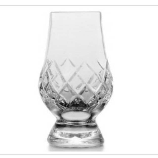(2) Cut Crystal Glencairn Whisky Glass