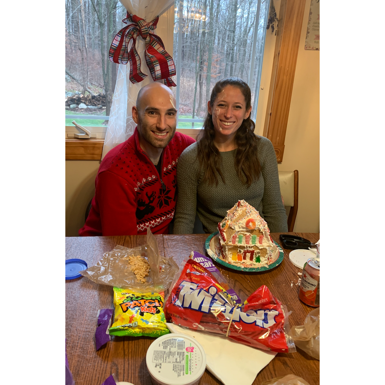 Champion gingerbread house builders!