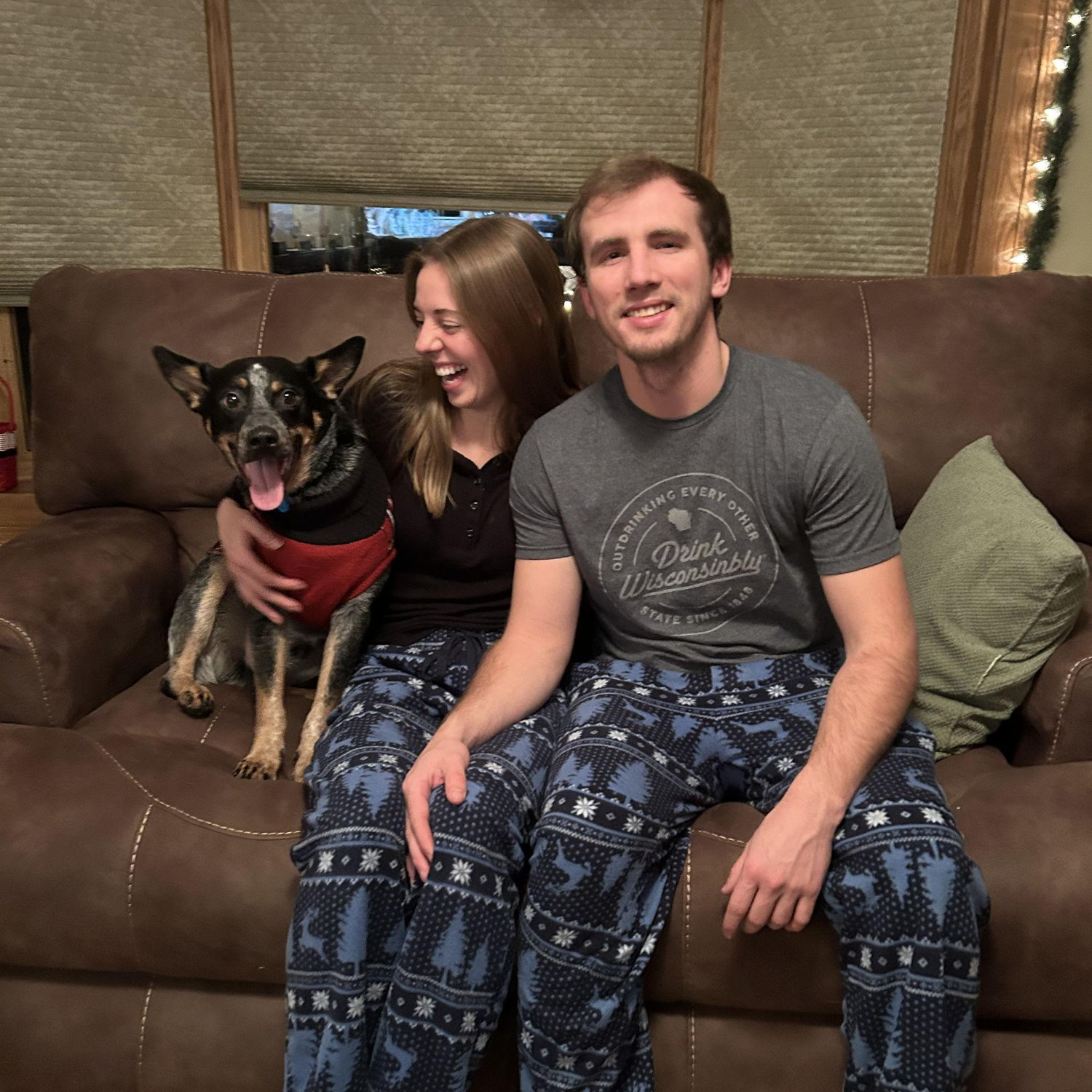 Our first Christmas together and as a family of 3.