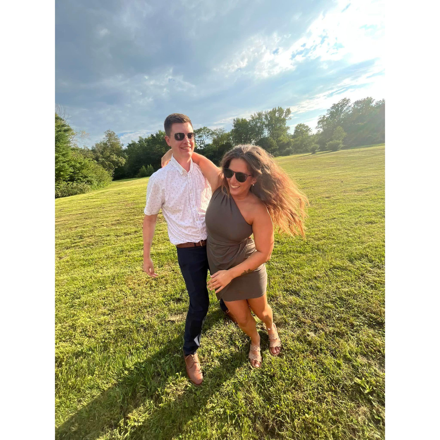 An action shot at another fun wedding