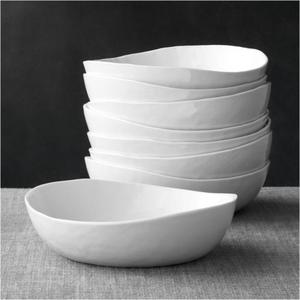 Set of 8 Mercer 8" Low Bowls