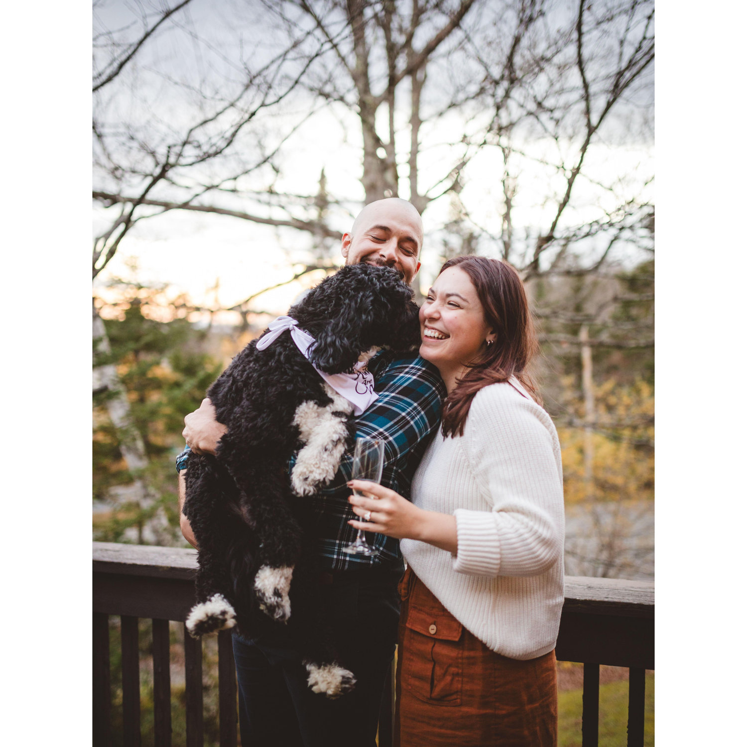 Post-engagement family photo!