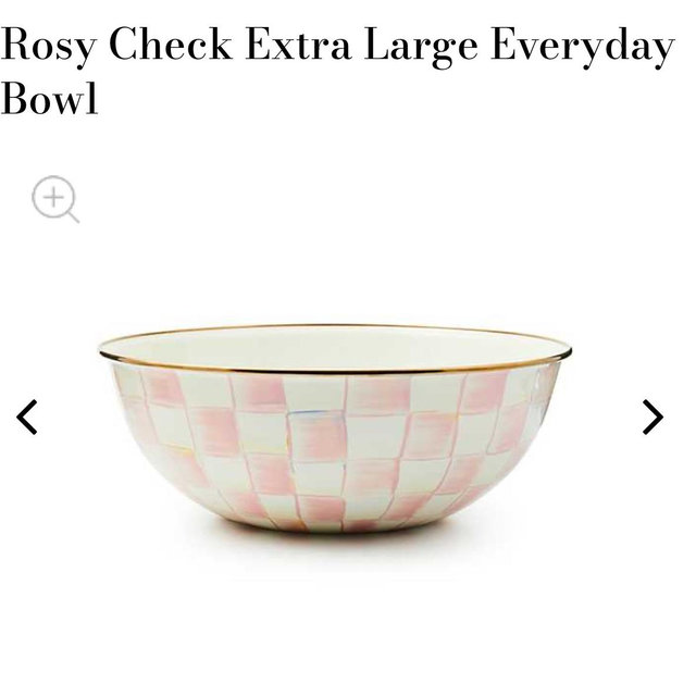 Rosy Check Extra Large Everyday Bowl