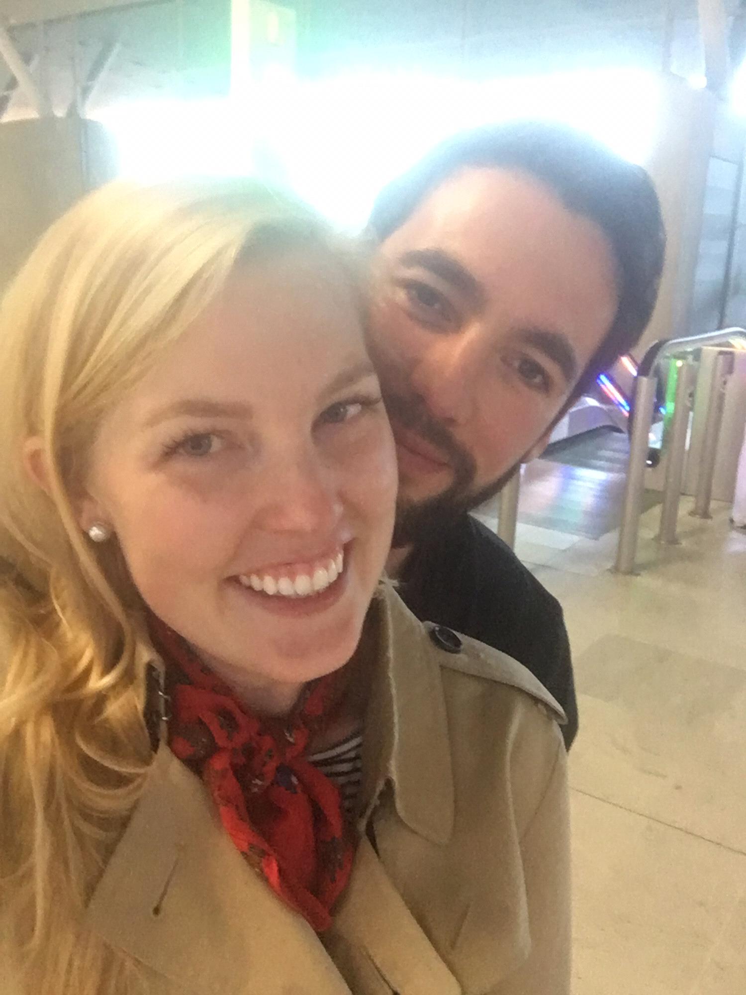 Arriving in Paris the day we met 12/6/17