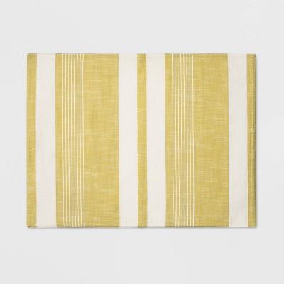 19"x14" Woven Stripe Placemat Yellow - Project 62™