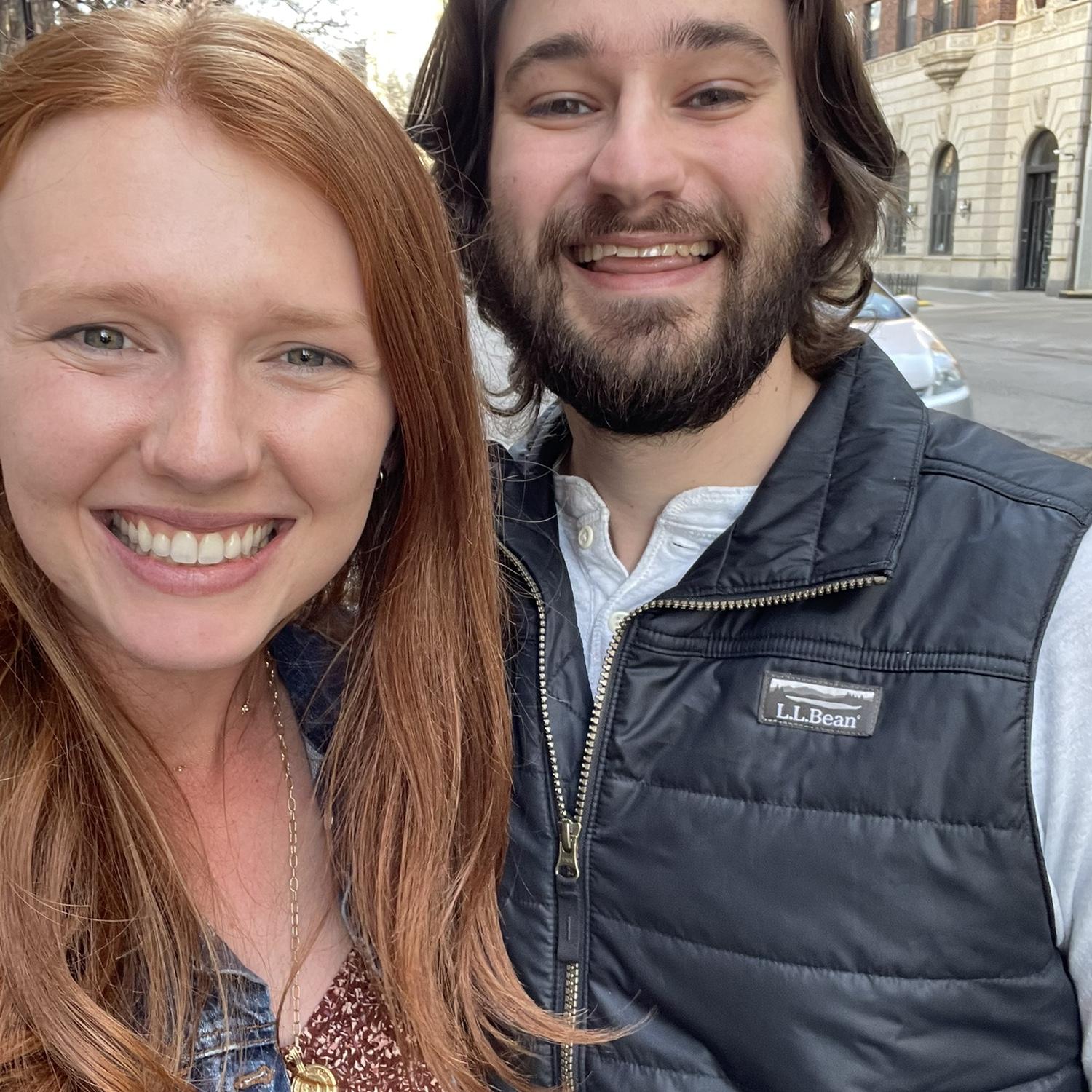 Our first photo together!