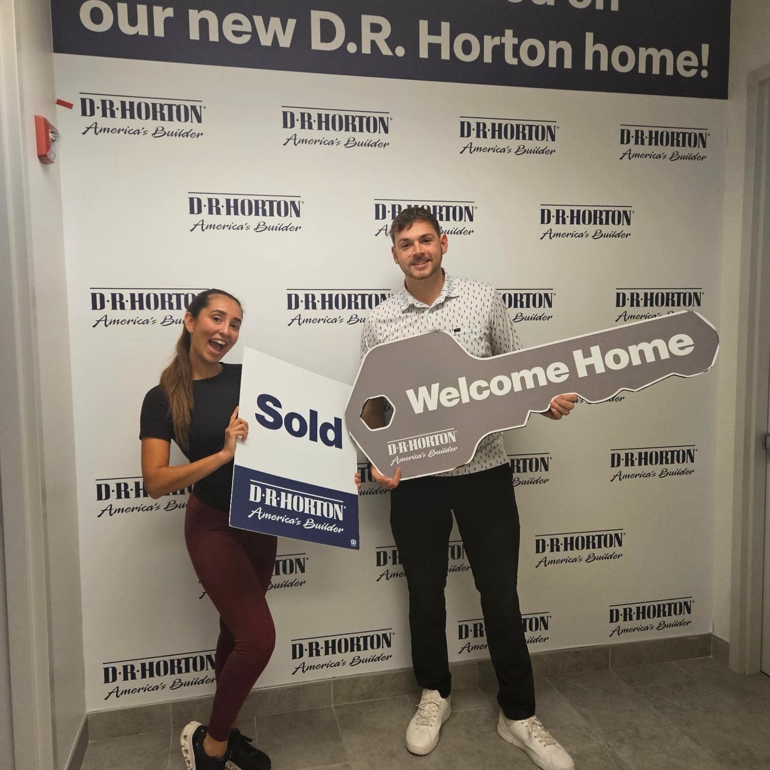 Us when we bought our first place together