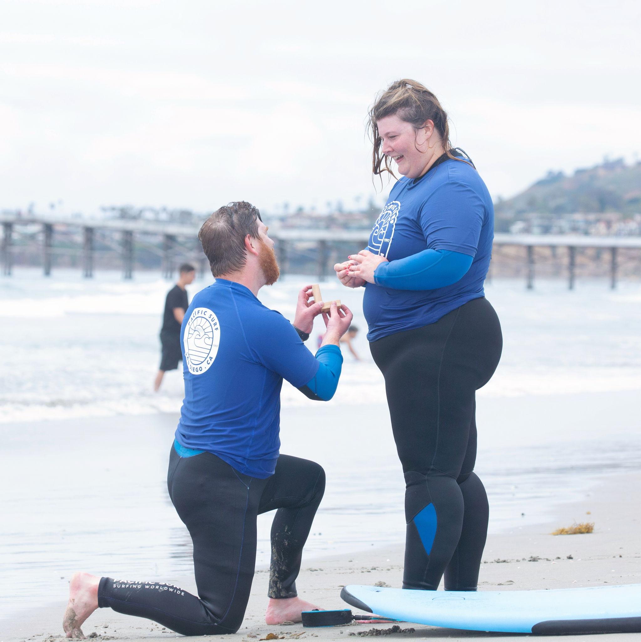He didn't know what hand to put the ring on. :P