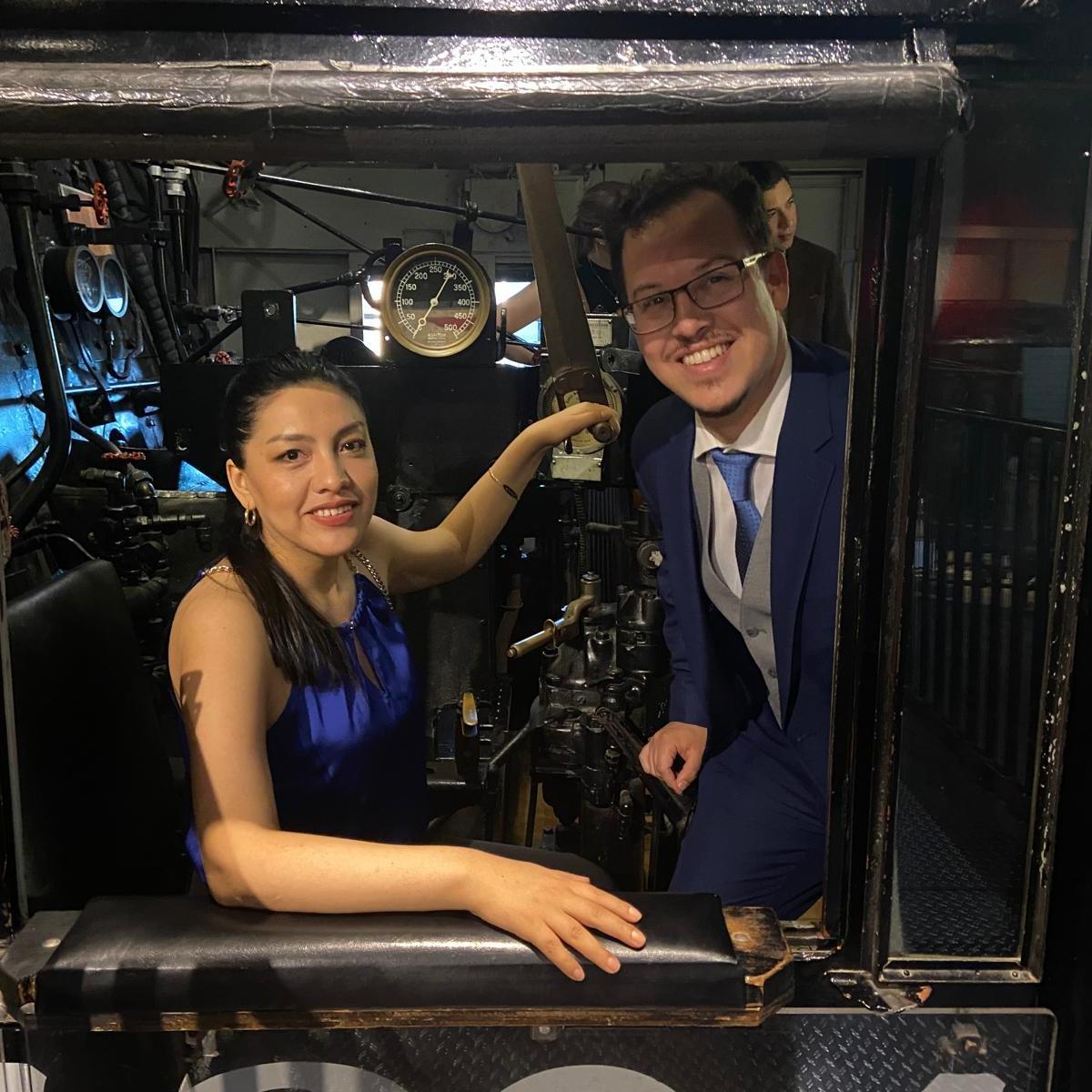 Viajando en tren @ California State Railroad Museum