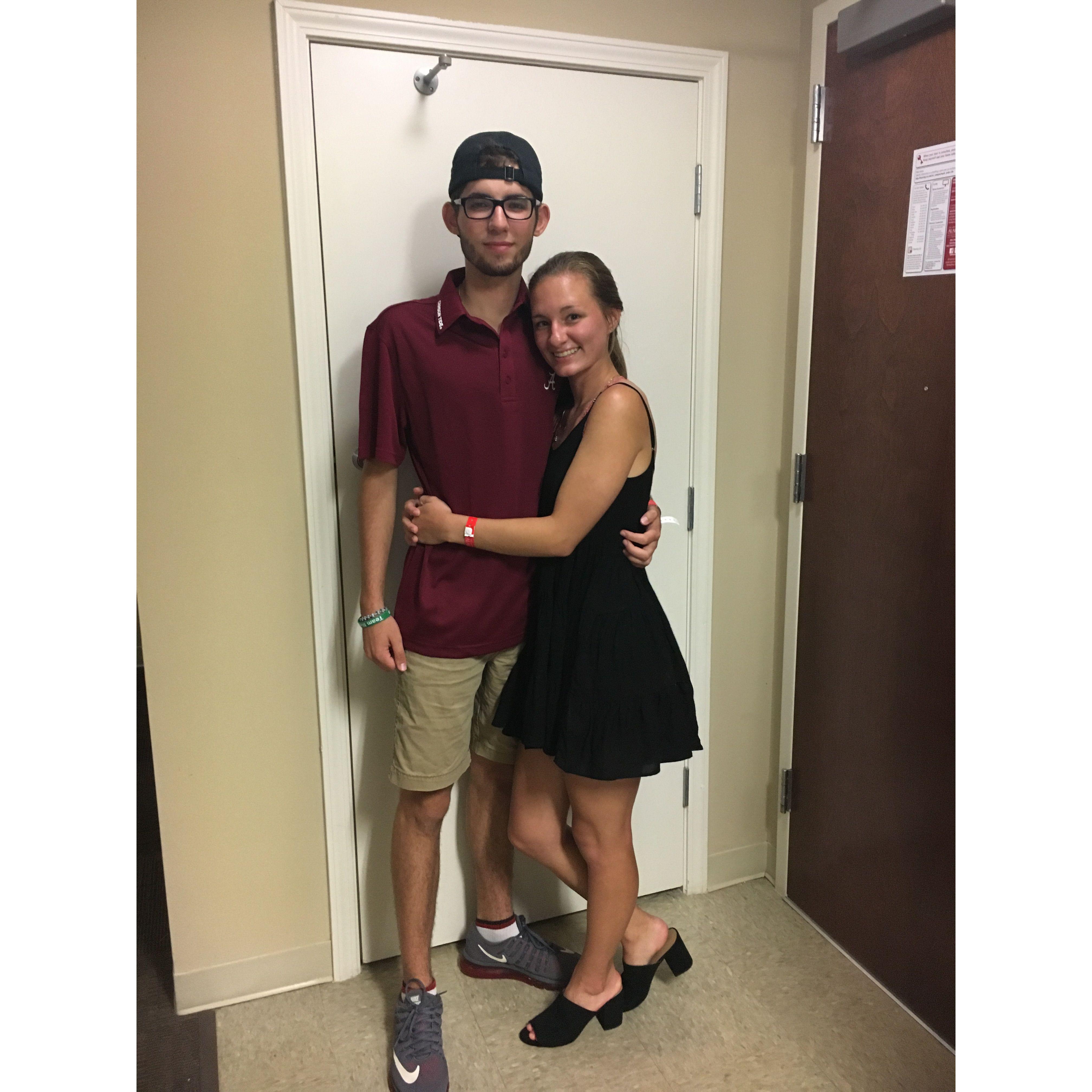 Our first picture together - 2017