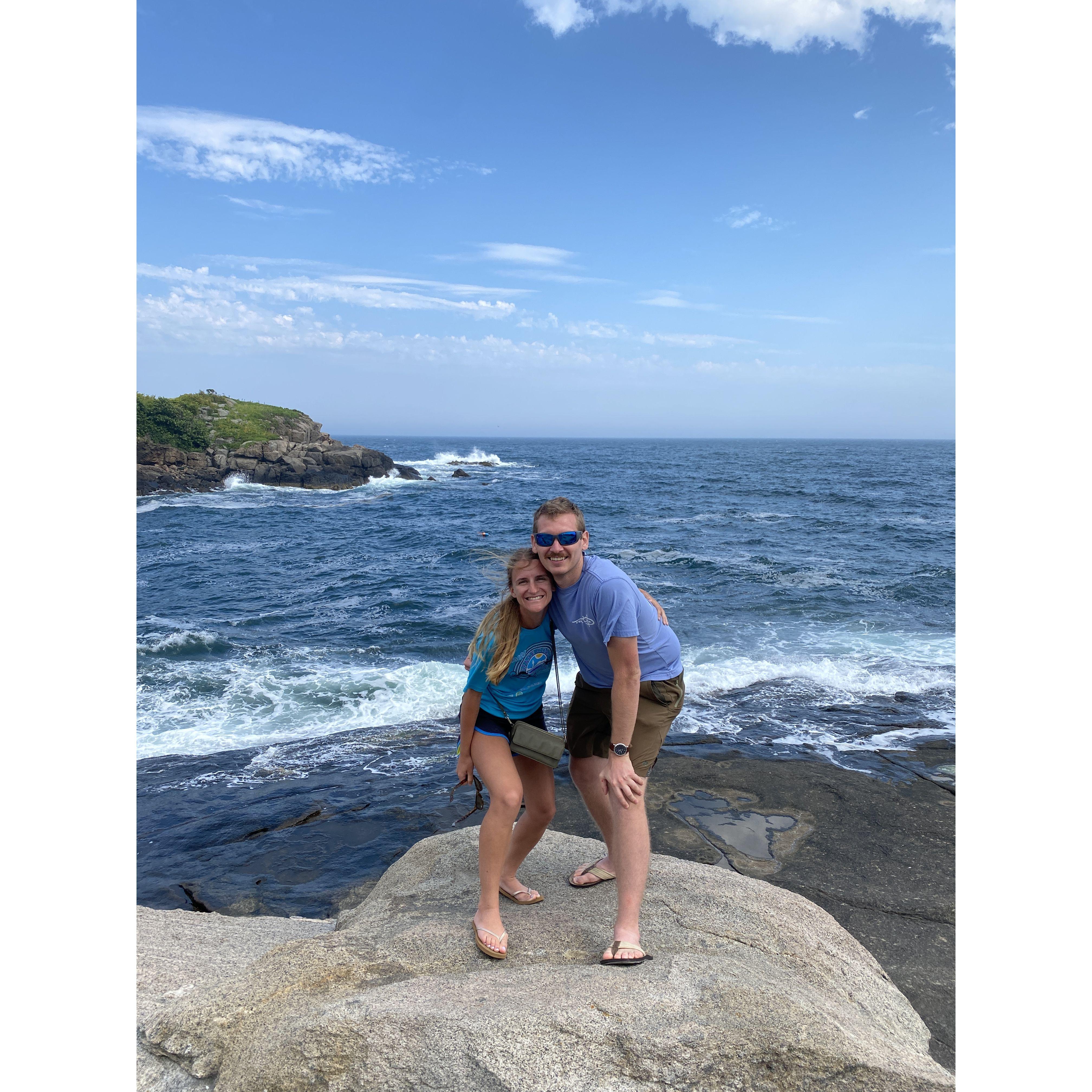 Visitng Nubble Light Ogunquit, ME