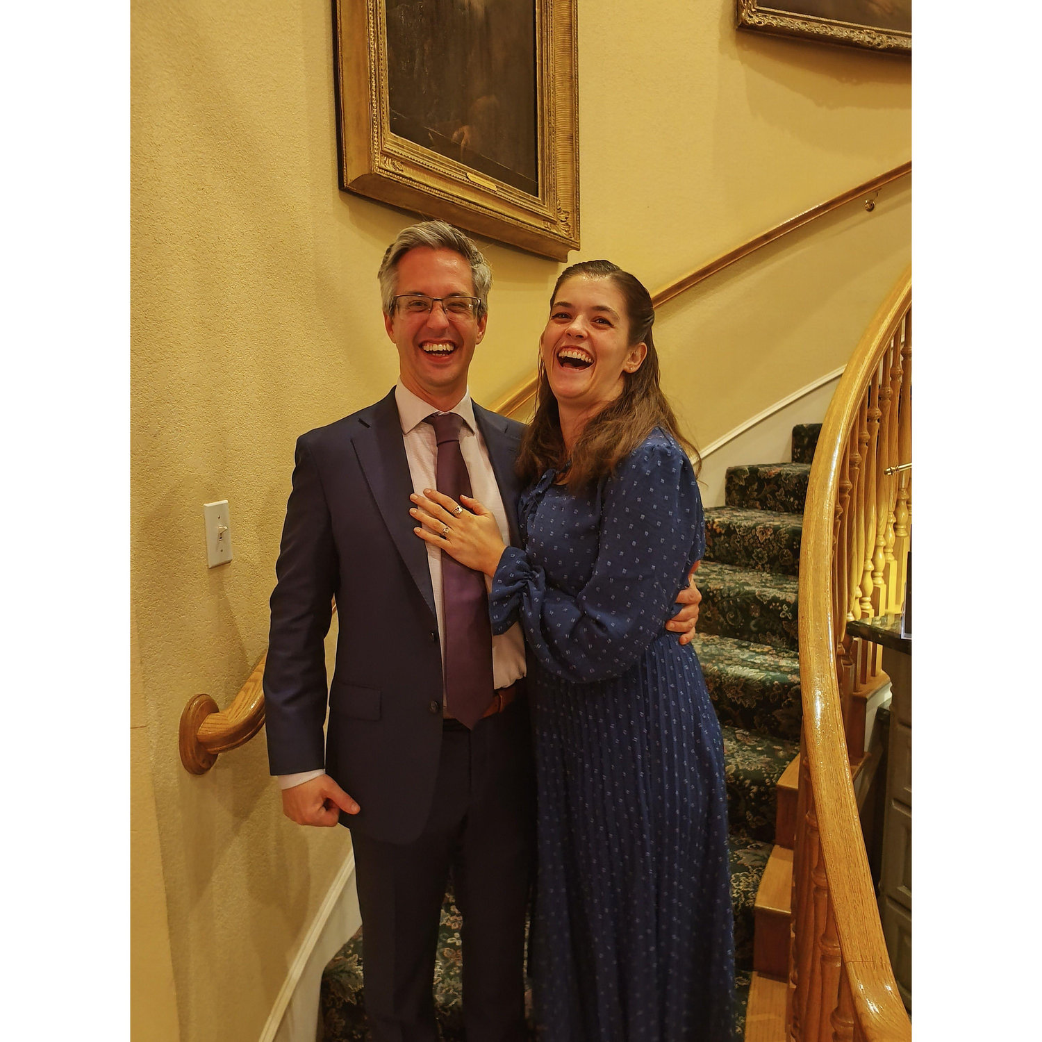 Right after she said "yes"